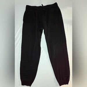 H&M Black Jogger Sweatpants – Regular Fit – Size Medium